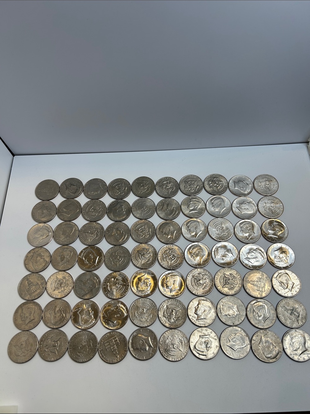 Large Estate Sale Kennedy Half Dollars Coin Lot Face Value $35 Coin Collection